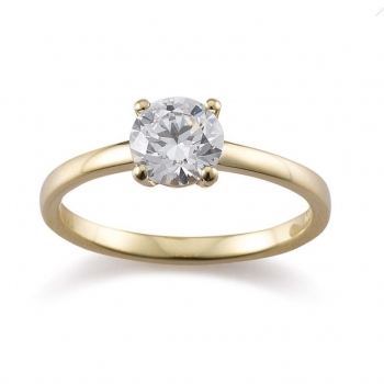 Gerstner Verlobungsring 585 Gelbgold mit 1,00 ct Brillant